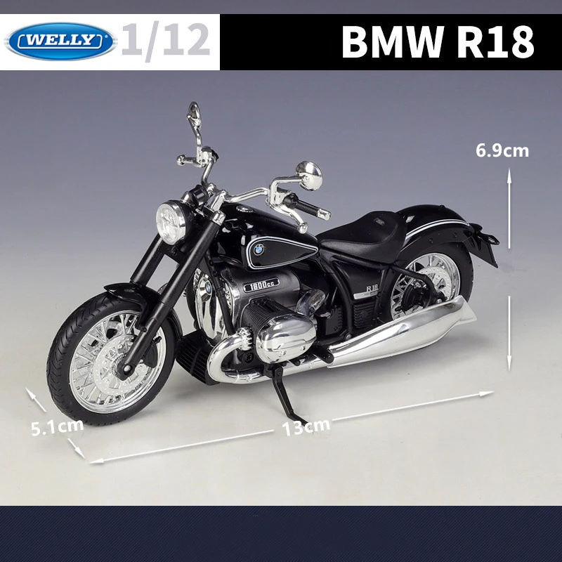 BMW R18 1:18 Scale Diecast Motorcycle Model 3 BMW R18 1:18 Scale Diecast Motorcycle Model - Image 3