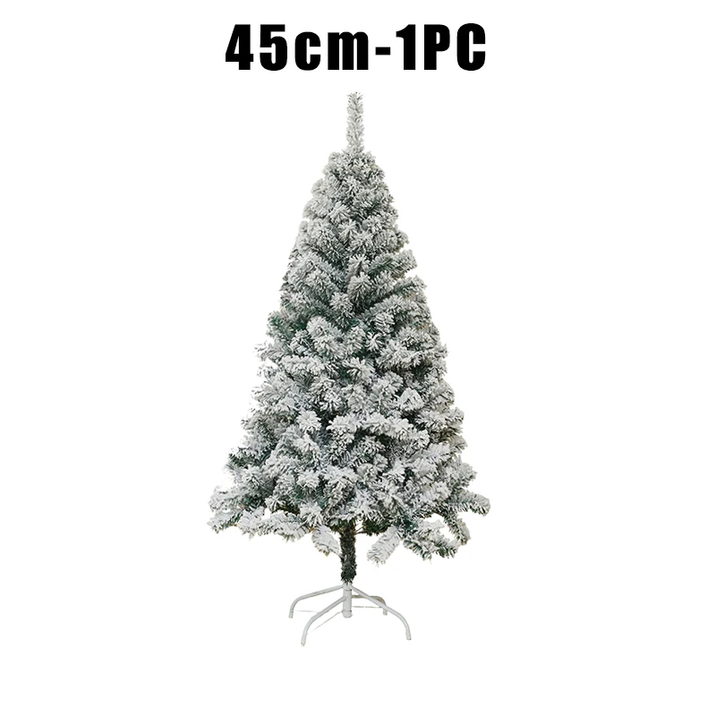 Frosted Snowy Flocked Christmas Tree 45cm 8 Frosted Snowy Flocked Christmas Tree 45cm - Image 8