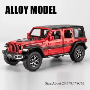 1:22 Scale Diecast Jeep Wrangler Rubicon Model 16 S89eb423434a7464fbb81ef69d8083ad6Y