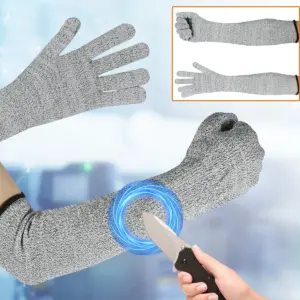 Durable 50cm Protective Arm Gloves for Work