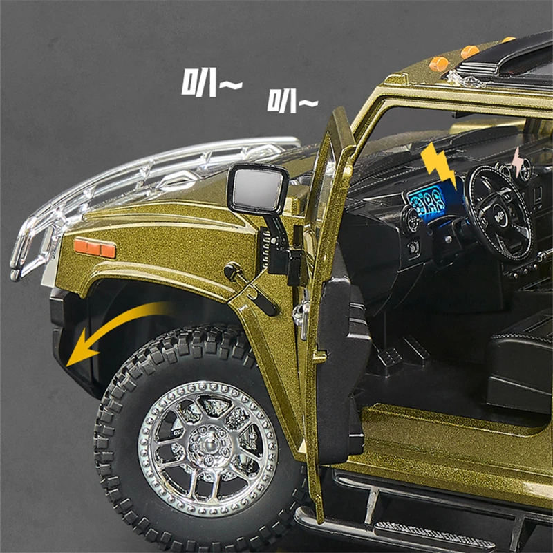 1/18 HUMMER H2 Diecast Model for Collectors 4 1/18 HUMMER H2 Diecast Model for Collectors - Image 4