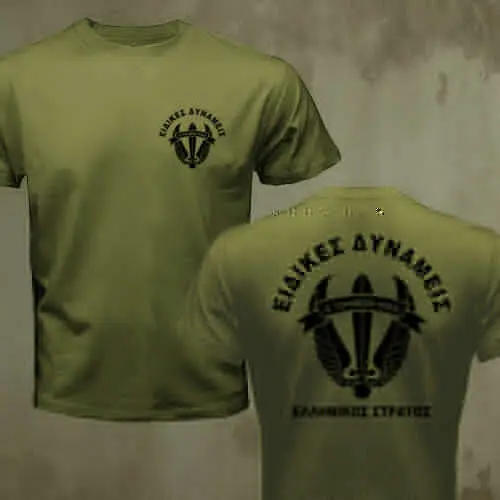 Men's Military T-shirt with Graphic Prints 4 Men's Military T-shirt with Graphic Prints - Image 4
