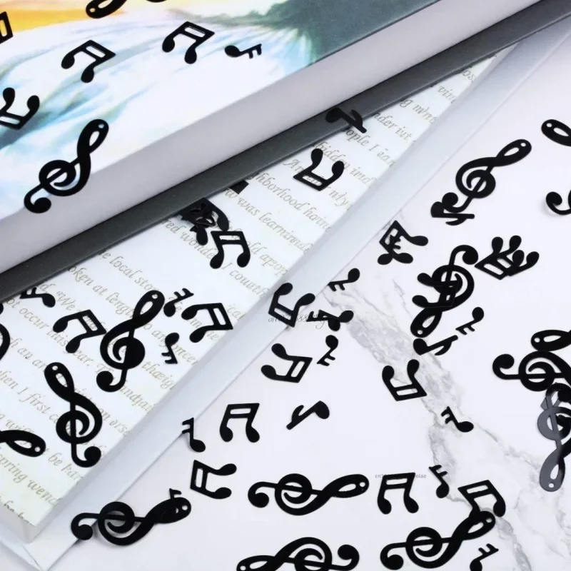 Elegant Black Musical Notes Confetti for Celebrations 3 Elegant Black Musical Notes Confetti for Celebrations - Image 3