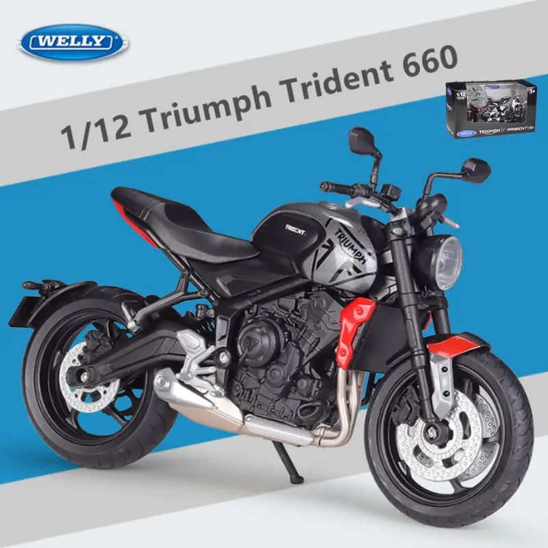 Triumph Trident 660 Diecast Model 1:12 Scale 8 Triumph Trident 660 Diecast Model 1:12 Scale - Image 8