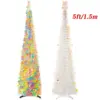 5ft Glitter Pop-Up Christmas Tree