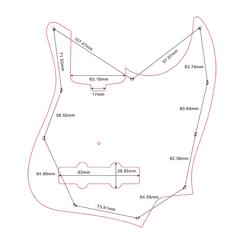Sadowsky Metro Uv70 Jazz Bass Pickguard 6 Sadowsky Metro Uv70 Jazz Bass Pickguard - Image 6