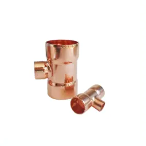 Copper Reducing Tee for Plumbing Systems 7 S8beba2c81c0f4a9697896ff34a780d21n