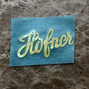 Gold Mother-of-Pearl Hofner Bass Decal