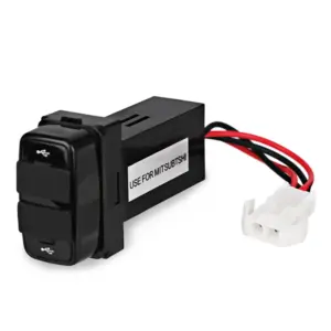 Mitsubishi Dual USB Car Charger Socket 13 S8c2ce31f4e1d481ea37725cb904094826
