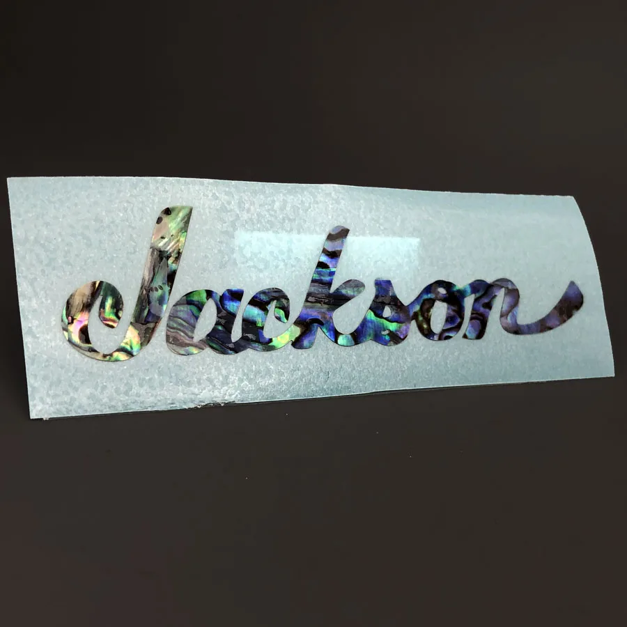 Abalone Guitar Decal with Rainbow Iridescence 2 Abalone Guitar Decal with Rainbow Iridescence - Image 2