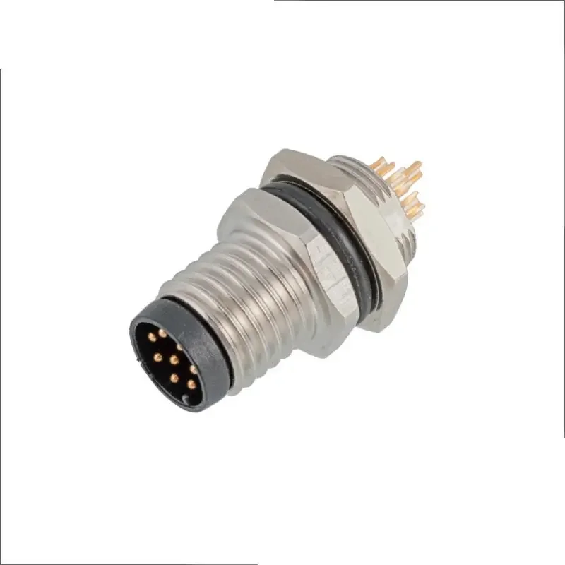 Waterproof M8 Connector with 8 Pins 6 Waterproof M8 Connector with 8 Pins - Image 6
