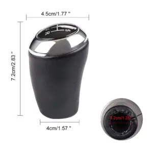Mazda Black Leather Gear Shift Knob for 5-6 Speed 13 S8cc79f0117434ad4a1314b1632e127a2C
