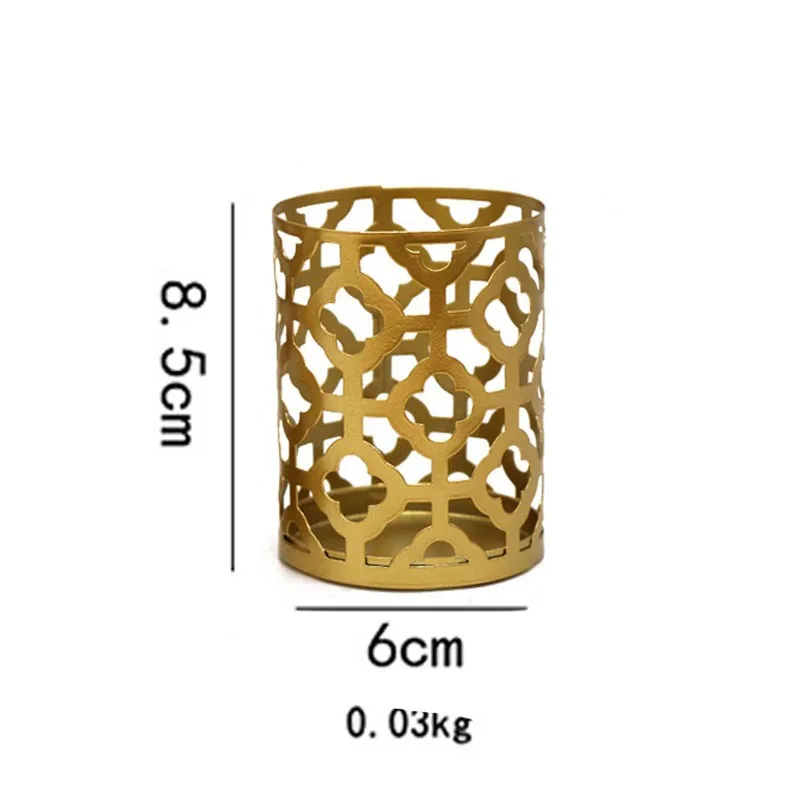 Vintage Gold Nordic Candle Holder 8 Vintage Gold Nordic Candle Holder - Image 8