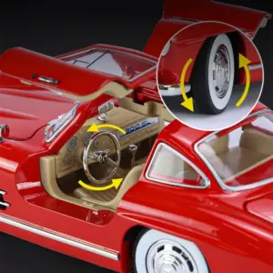 1:24 Mercedes-Benz 300SL Diecast Model 12 S8d09799bb2d54e3883db11f4fffbf91bi