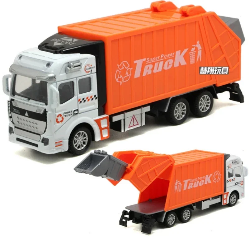 Diecast Garbage Truck Toy 1:32 Scale 3 Diecast Garbage Truck Toy 1:32 Scale - Image 3