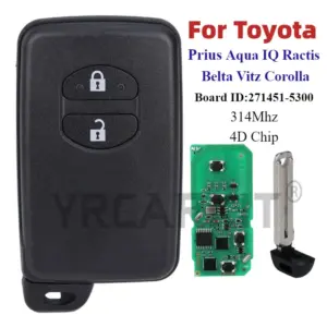 Toyota Keyless Remote 314MHz FSK 4D67 Chip