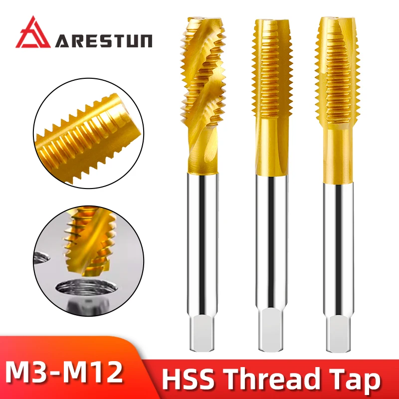 Industrial Cobalt-Tipped Screw Tap Set 7pcs M3–M12 2 Industrial Cobalt-Tipped Screw Tap Set 7pcs M3–M12 - Image 2