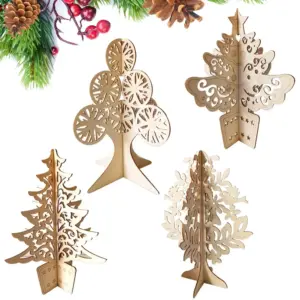 Unfinished Wooden Christmas Tree Ornament 30cm 7 S8e2f241d403145eeacaeeae861786358a