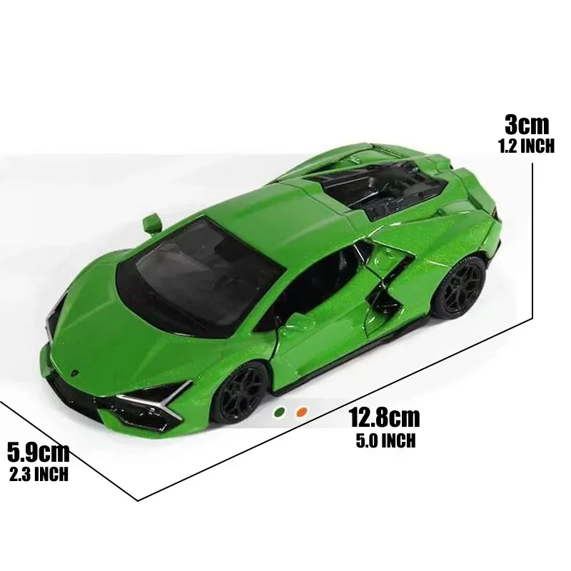 Lamborghini Revuelto 1:36 Diecast Model Car 5 Lamborghini Revuelto 1:36 Diecast Model Car - Image 5