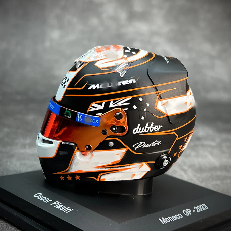 Oscar Piastri Monaco GP Helmet Replica 1:5 Scale 3 Oscar Piastri Monaco GP Helmet Replica 1:5 Scale - Image 3
