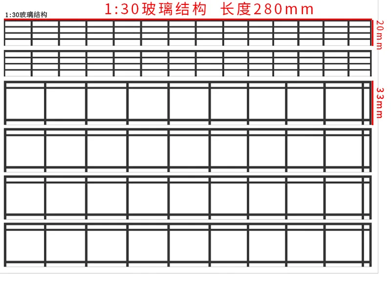 Transparent Miniature Fence for Dioramas 4 Transparent Miniature Fence for Dioramas - Image 4