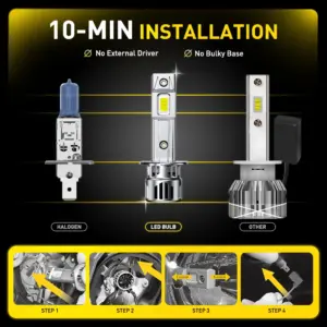 H1 LED Bulb 30,000 Lumens, 6500K White 11 S8ead6e7b2ef34464921b2fcdaafb7c78n