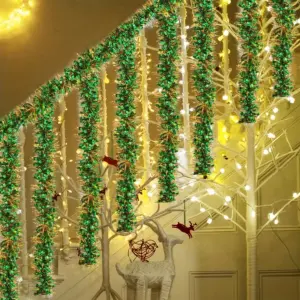 Festive Christmas Glitter Tinsel Tassel Garland 15 S8ed89b9d3f1344568b35fdc0e29c3be1d