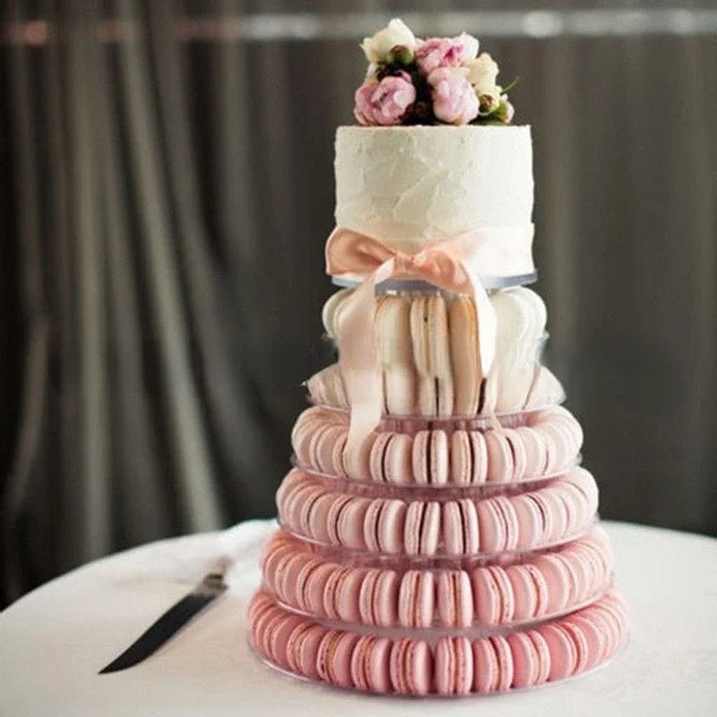 6-Tier Clear Cake Display Stand for Desserts 4 6-Tier Clear Cake Display Stand for Desserts - Image 4