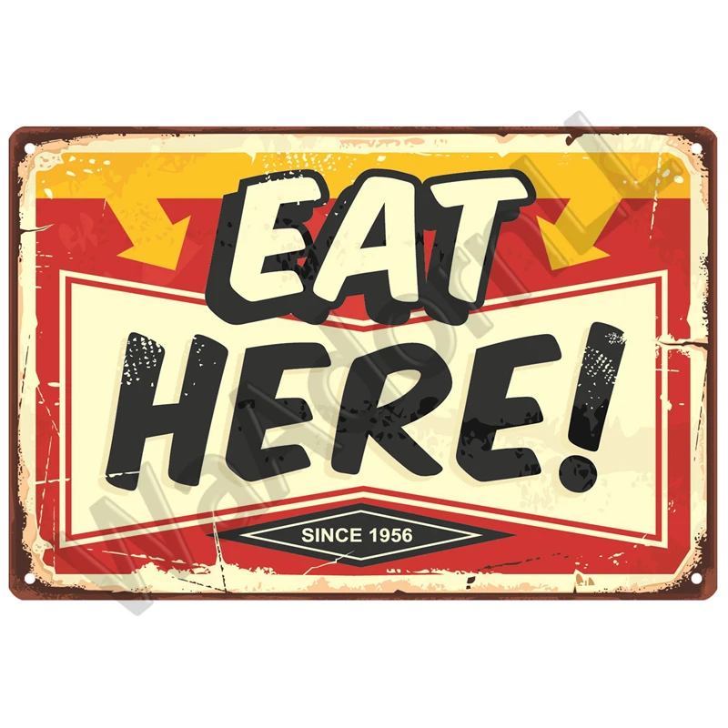 Retro Diner Tin Sign 20 x 30 cm Decor 16 Retro Diner Tin Sign 20 x 30 cm Decor - Image 16