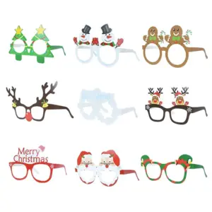 Festive Set of 9 Christmas Paper Glasses 10 S8fab9abd157142e29ec6c52d4fb07af2q