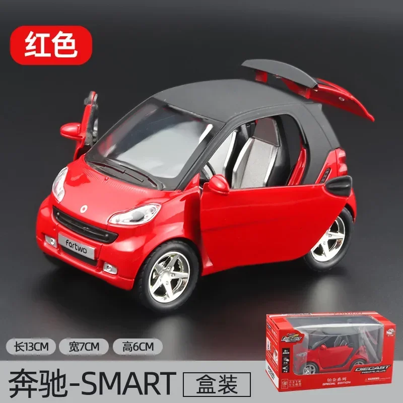 1:32 Scale Benz SMART Model Car Red 7 1:32 Scale Benz SMART Model Car Red - Image 7