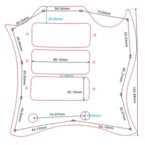 Custom Pickguard for Gibson SG P90 Models 37 S8fdb2b76b4e54d99bac8eb4fca5017edd 1