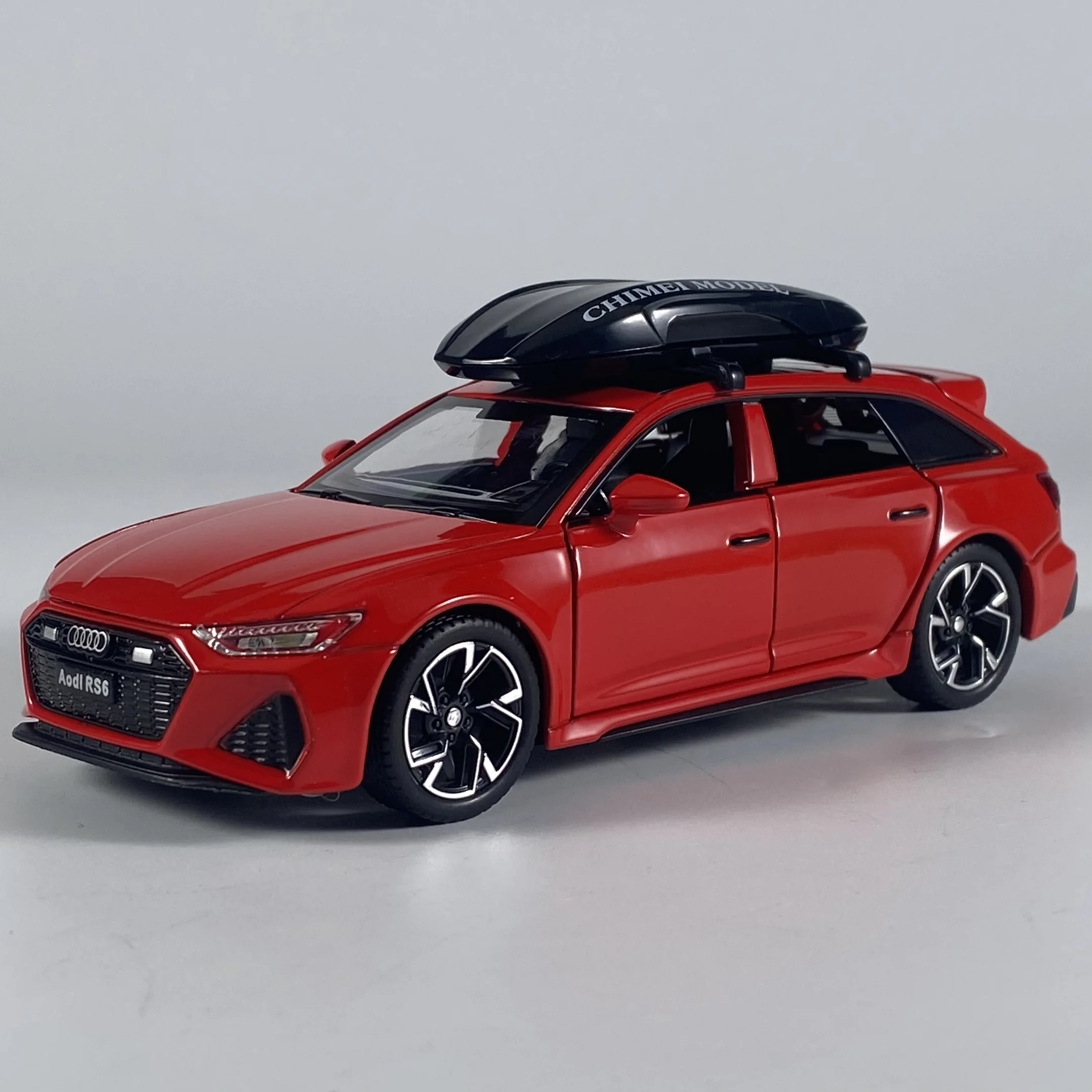 Audi RS6 Avant Wagon 1:32 Diecast Model in Black 9 Audi RS6 Avant Wagon 1:32 Diecast Model in Black - Image 9