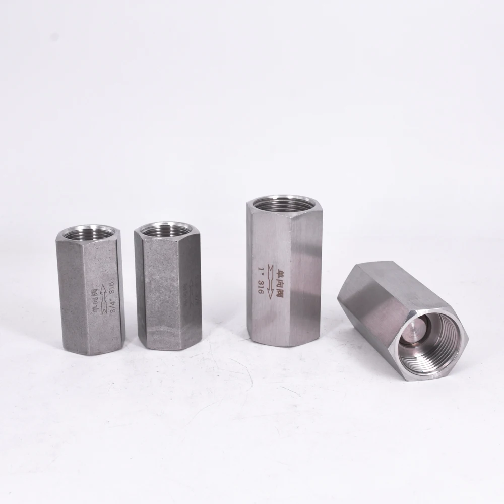304 Stainless Steel Check Valve (Sizes 1/8" to 1") 6 304 Stainless Steel Check Valve (Sizes 1/8" to 1") - Image 6