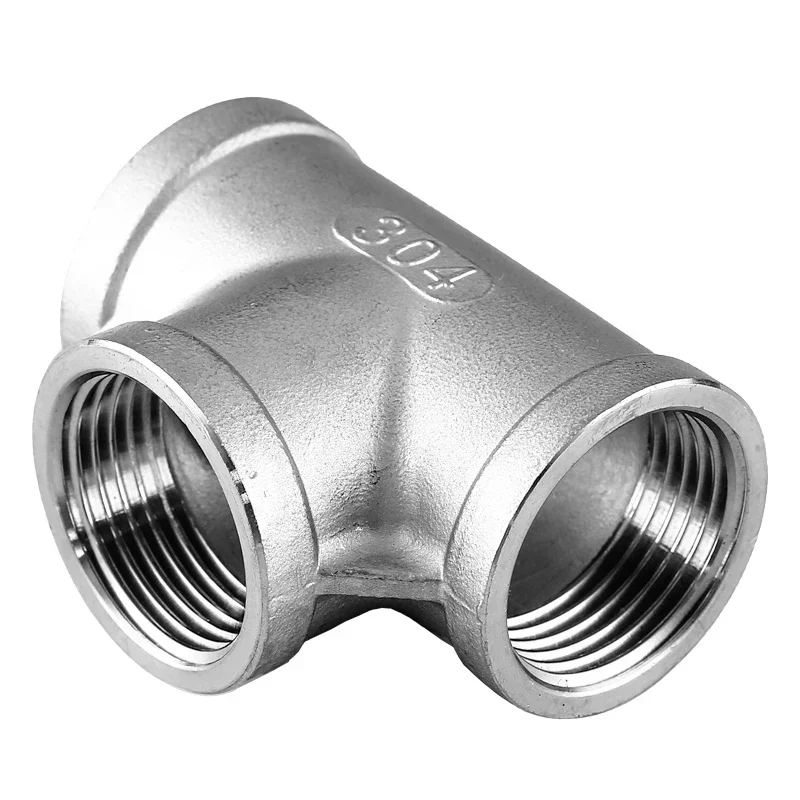 304 Stainless Steel BSP T-Shaped Pipe Fitting 1/4-2 Inch 6 304 Stainless Steel BSP T-Shaped Pipe Fitting 1/4-2 Inch - Image 6