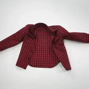 1/6 Scale Male Flannel Plaid Casual Shirt 37 S911f0723b0c44bbd94921011343b6f0ap