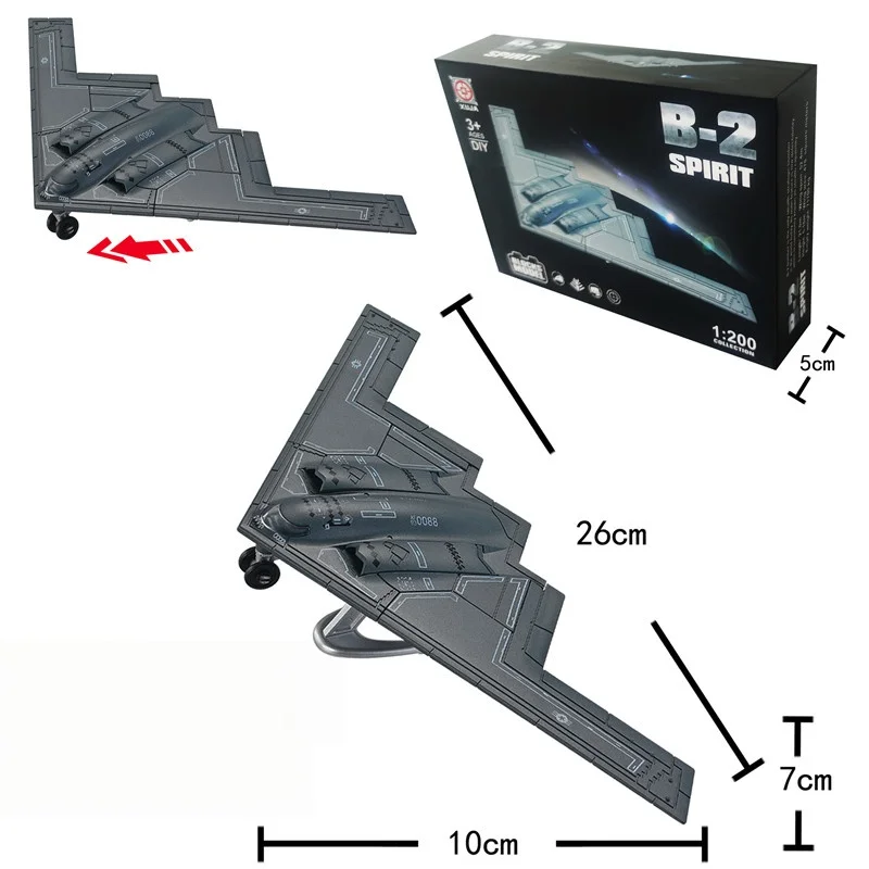 1/200 American B-2 Stealth Bomber Model 6 1/200 American B-2 Stealth Bomber Model - Image 6