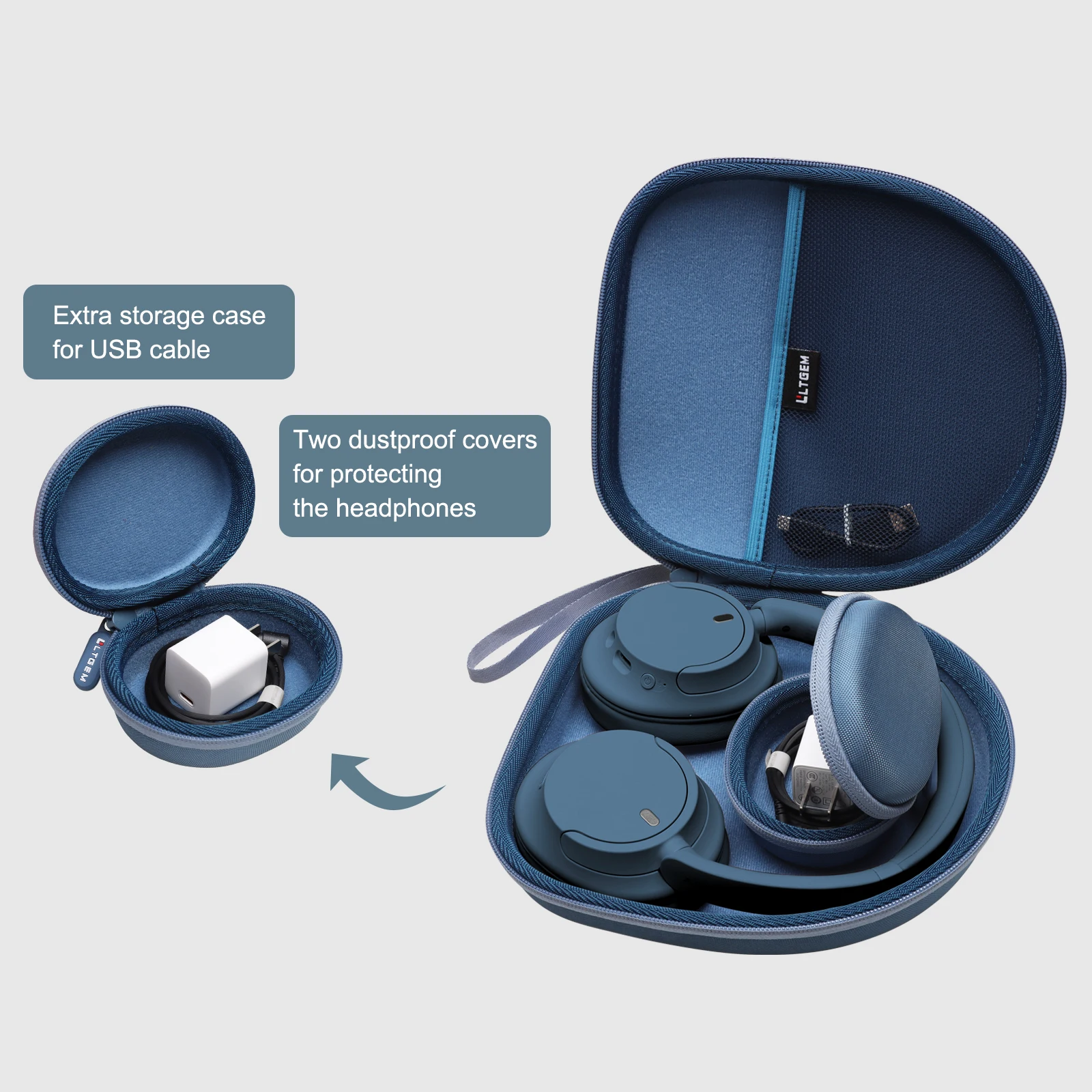 Sony WH-CH720N Headphone Case 6 Sony WH-CH720N Headphone Case - Image 6