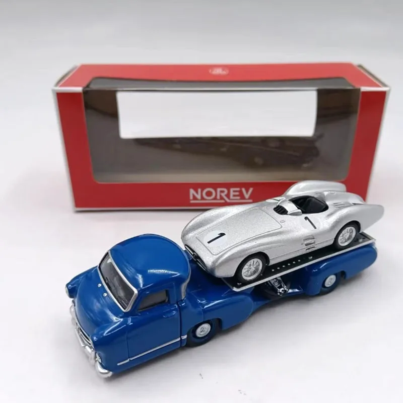 NOREV 1:64 Diecast Truck with Sports Car 5 NOREV 1:64 Diecast Truck with Sports Car - Image 5
