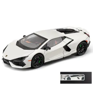 White 1:24 Scale Diecast Supercar Model 35 S9276e14fb89943a7b612f25c7d865c3aE