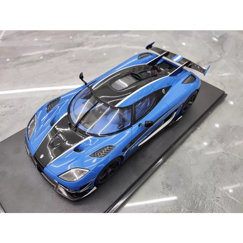 Vibrant Blue 1/18 Resin Racing Car Model 1 Vibrant Blue 1/18 Resin Racing Car Model