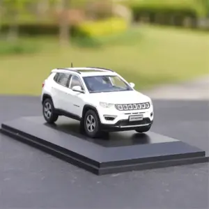 White Jeep Compass 1:43 Scale Diecast Model 11 S93393c4424e7484b93e8fcb437a4315eH