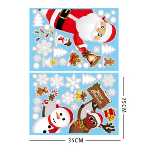 Festive Christmas Window Stickers Set with 4 Styles 12 S9359b83d0a274ae1a54a0b193ea0d7bcZ