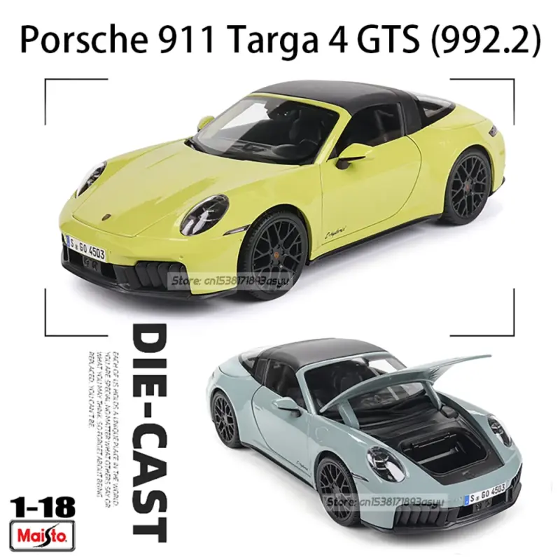 The Elegance of the 1:18 Porsche 911 Tarqa 4 GTS Diecast Model 1 S93794a93e8fd47dfa61760b89472a64ck
