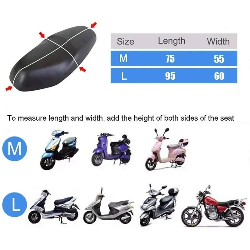 Motorcycle Seat Cover with Honeycomb Pattern 6 Motorcycle Seat Cover with Honeycomb Pattern - Image 6