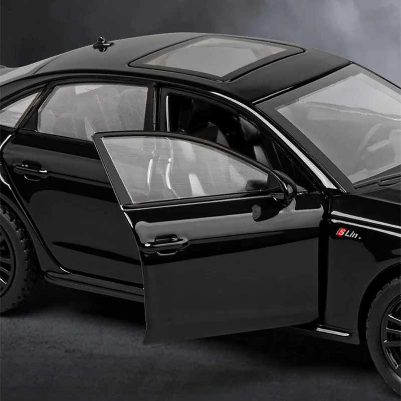 2024 Audi A4 1:32 Diecast Model in White 5 2024 Audi A4 1:32 Diecast Model in White - Image 5