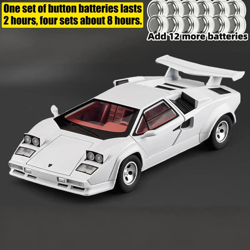 Lamborghini Countach LP500S 1:24 Diecast Model 13 Lamborghini Countach LP500S 1:24 Diecast Model - Image 13