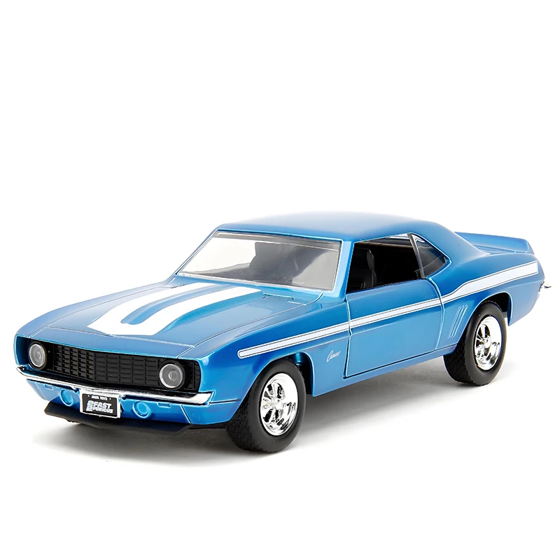 Vibrant Blue 1969 Camaro Miniature Model 4 Vibrant Blue 1969 Camaro Miniature Model - Image 4