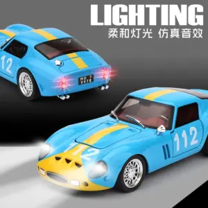 Vibrant Blue Ferrari 250 GTO Diecast Model 8 S94029230a750413f8f746b4e90b9a333x