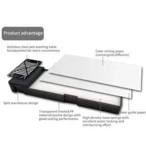 Portable Wet Palette Tray for Artists 15 S943724248e56447a92b38289fa29e77dR